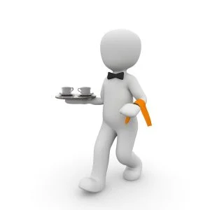 Waiter pay